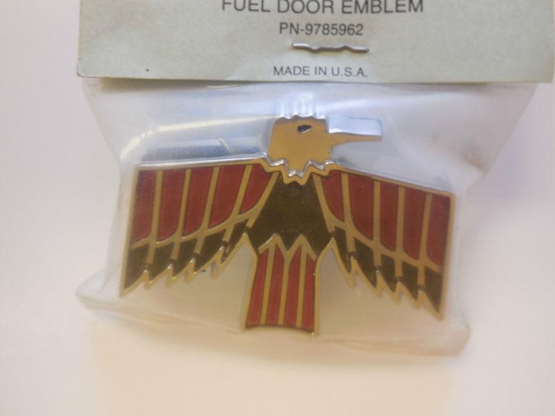 1968  pontiac firebird          new fuel door emblem 