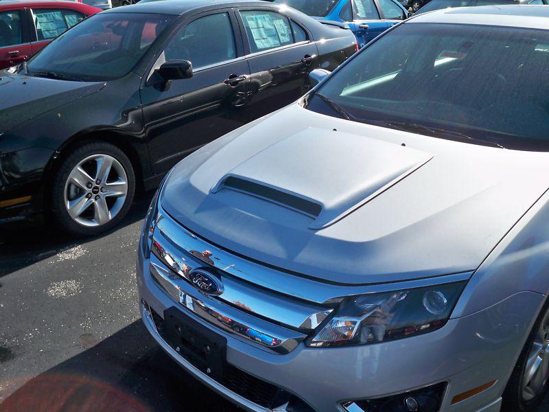 Razzi 2010 - 2011 ford fusion hood scoop - unpainted 