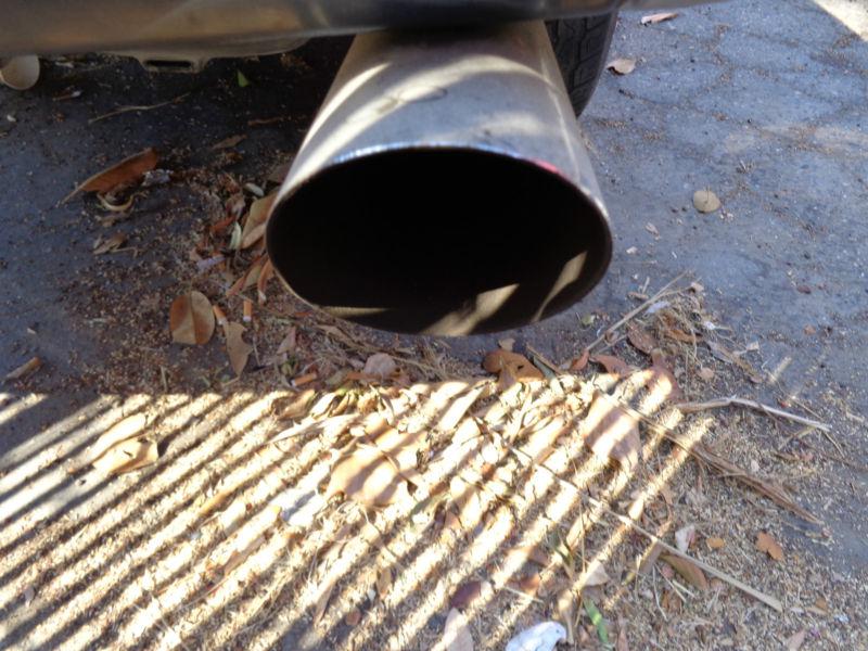 Rear tail pipe tips chrome 96 ford mustang gt convertible 4.6 v8 oem