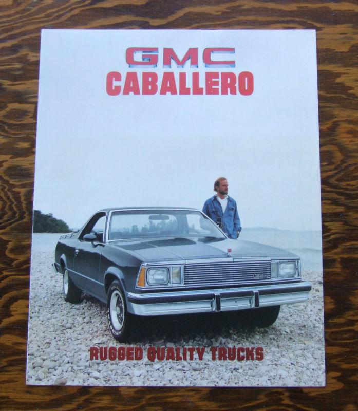 1981 gmc caballero sales brochure