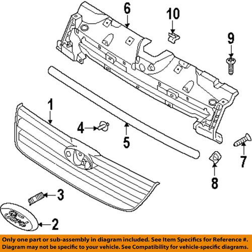 Ford oem 9t1z8200ab grille-support panel