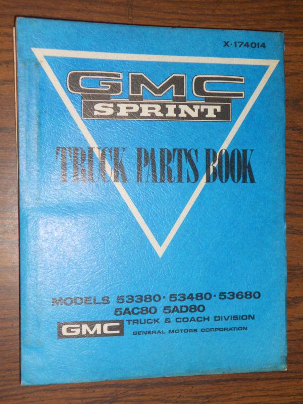 1971-1974 / GMC SPRINT (EL CAMINO?) PARTS BOOK / ORIGINAL PARTS CATALOG, US $74.50, image 3
