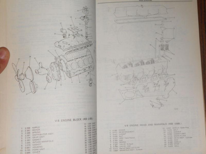1971-1974 / GMC SPRINT (EL CAMINO?) PARTS BOOK / ORIGINAL PARTS CATALOG, US $74.50, image 7
