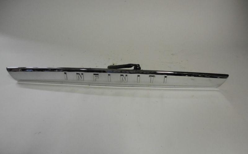 2013 infiniti jx35 oem chrome liftgate handle molding trim very nice