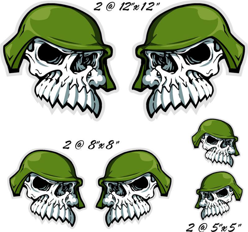 Metal mulisha angle skull decals stickers - metal mulisha angle skull - assorted