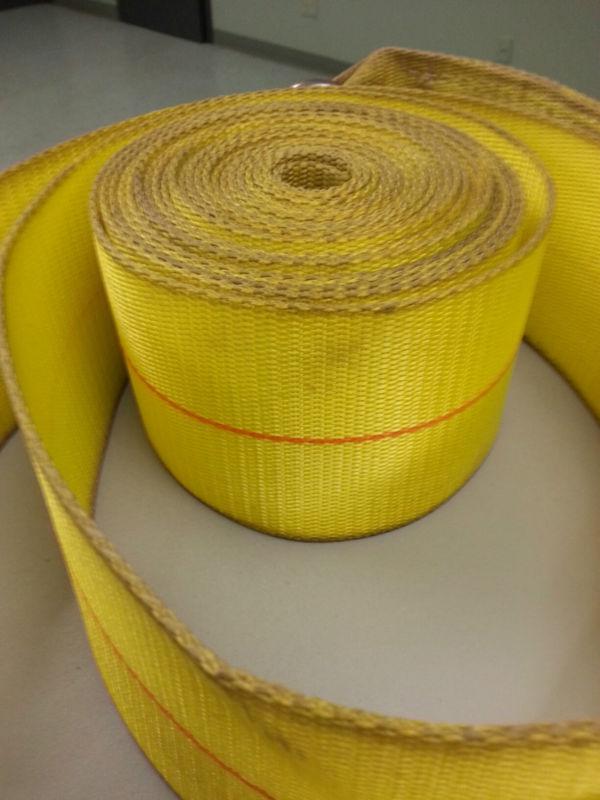 SET OF 2 Hanes Supply 4 IN X 25 FT TOW/TIE DOWN STRAPs with 1ft CHAIN AND HOOK, US $40.00, image 2