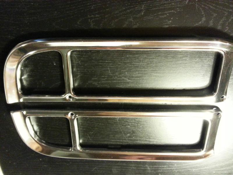 1967-1972 Chevy Pickup Truck Chrome Tail Light Bezels (trim), US $43.00, image 2