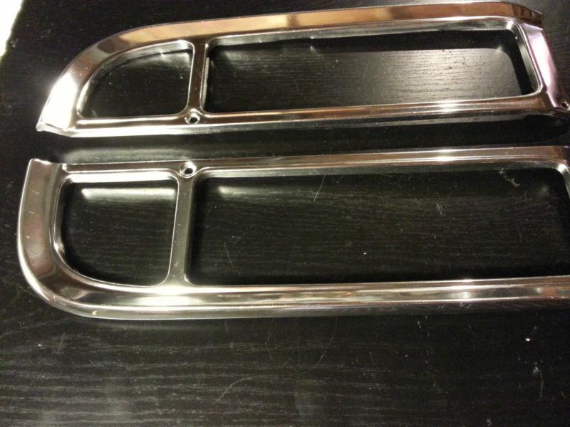 1967-1972 Chevy Pickup Truck Chrome Tail Light Bezels (trim), US $43.00, image 3