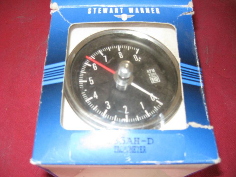 Stewart warner 535ah-d tachometer in original box  hot rod scta coupe lakes 