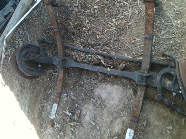 1964 studebaker truck front end/ axel with spring suspension /see photo