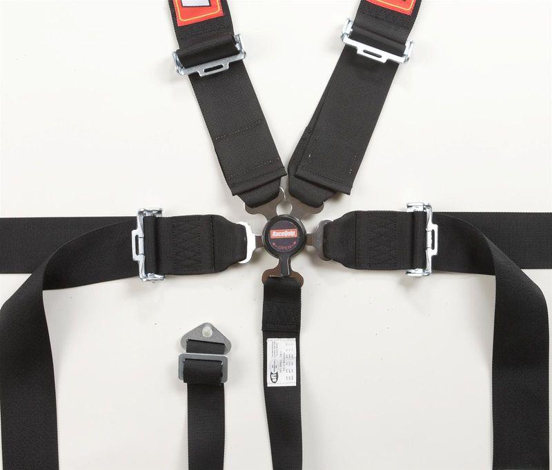 RaceQuip 741001- Sportsman SFI 16.1 5-Point Camlock Harness Set BLACK, US $144.95, image 2