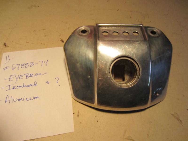 Oem harley davidson eyebrow headlight mount #67888-74