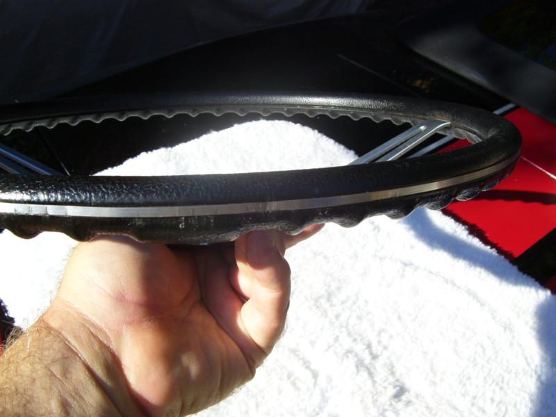 CORVETTE - 1969 - 1975 Steering Wheel - Black rim with outer silver band , US $149.00, image 10