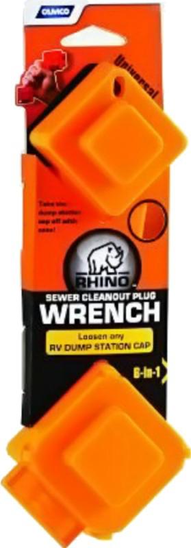 Sewer cleanout plug wrench, rhinoflex, rv/camper/trailer, 1-pk #06937