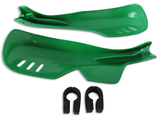 Yamaha dt100 dt125 xt400 xt500 xt600 dt200 dt250 hand guards l&r oem "green"