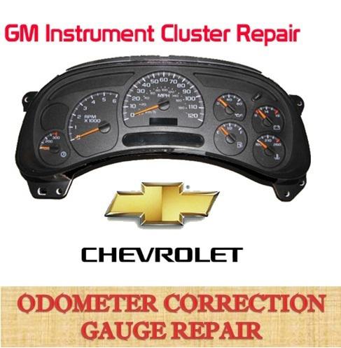 2003 2004 2005 2006 gm chevrolet silverado tahoe odometer correction repair