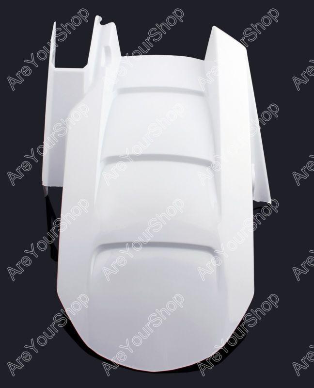 Rear hugger fender mudguards abs fairing kawasaki zx6r 2003-2004 white