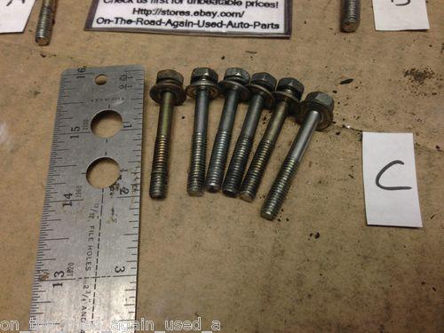1998 98 99 00 01 Nissan Altima 2.4L OEM Front Timing Chain Cover Bolts (x1), US $14.99, image 2