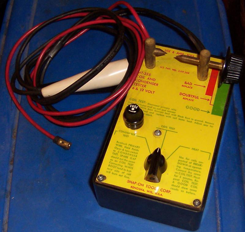 Purchase SNAPON COIL TESTER VINTAGE NICE 1950 CHEVY FORD BUICK RAT ROD