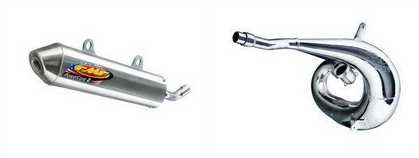 Fmf racing yamaha yz 250 2002-14 fatty pipe and powercore 2 silencer