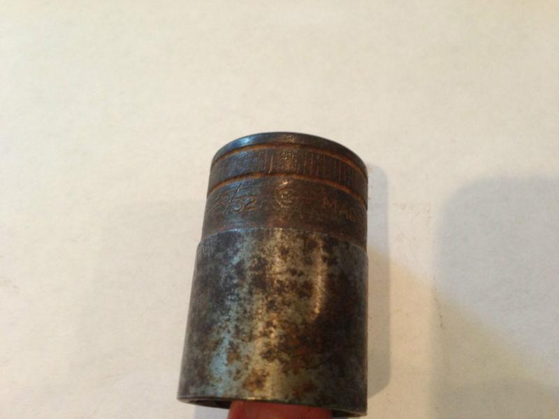 Snap-on tools vintage 1/2" drive 25/32" standard 12pt socket 