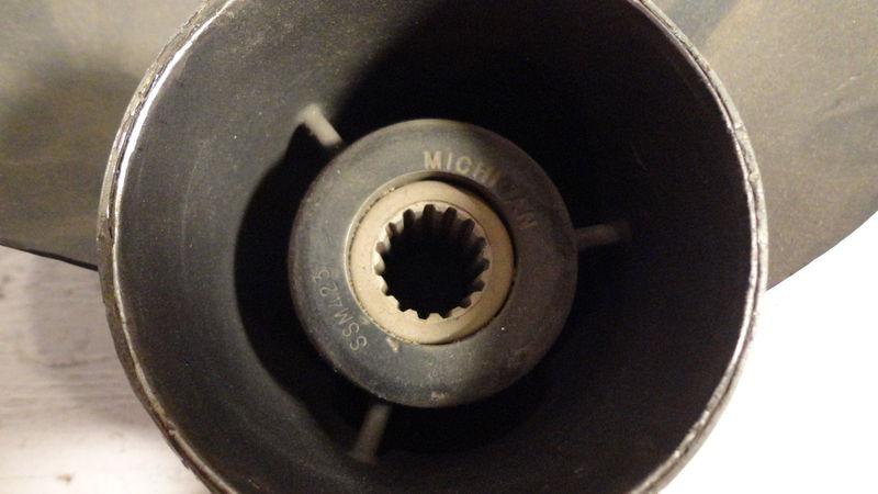 USED JOHNSON/EVINERUDE STAINLESS STEEL PROPELLER 13X23 SS OUTBOARD BOAT PROP, US $189.95, image 4