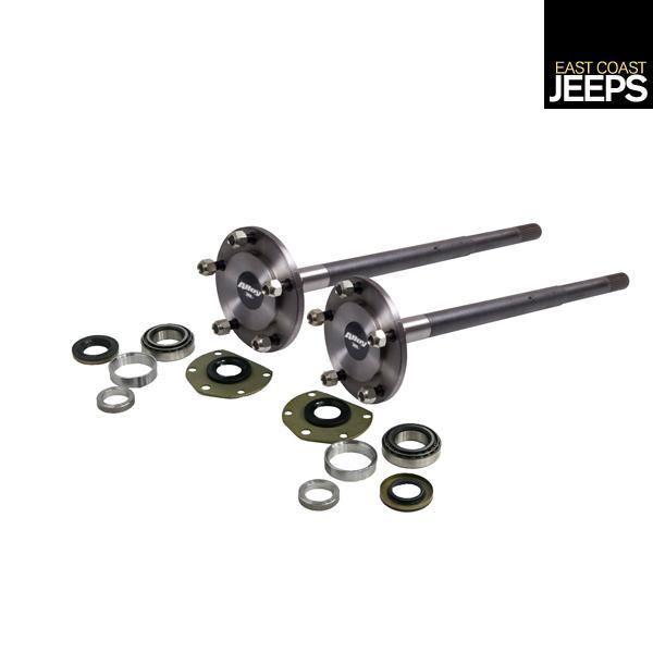 12125 alloy usa rear axle shaft conversion kit for 76-81 jeep cjs, narrow-track