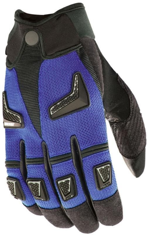 New joe rocket hybrid mesh gloves, blue, med