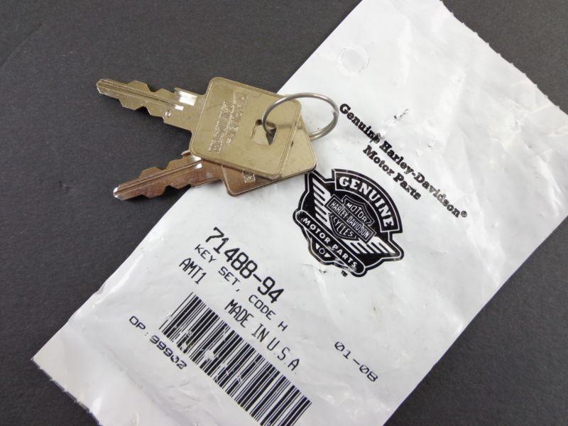 Harley davidson 2-key set 71488-94 h