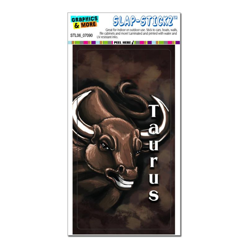 Taurus bull zodiac - astrological sign astrology - slap-stickz™ bumper sticker
