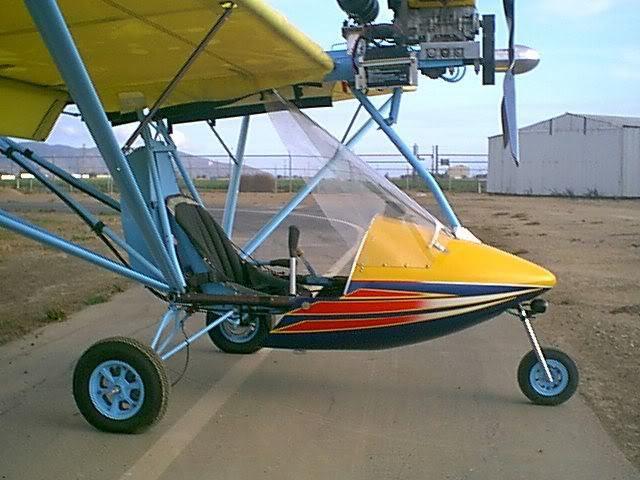 Pod only for flightstar/quicksilver/weedhopper ultralight aircraft pilot fairing