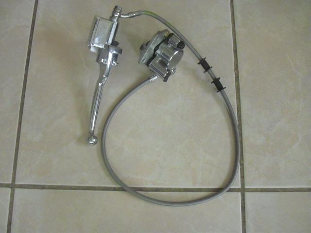 Scooter 150cc gy6 front chrome assembly brake 
