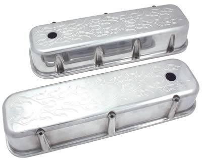 Spectre performance cast aluminum valve covers 5013 chevy bbc 396 427 454