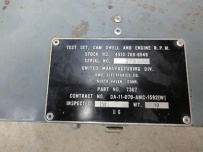 Test equipment Distributor Cam Dwell Engine RPM Timing Equipment UMC 7367 Aero, US $21.41, image 2