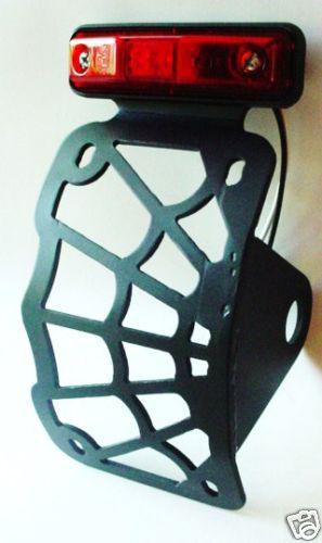 Web curved license plate holder bracket tag holder axle c102013-7