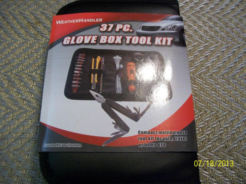 NEW WEATHERHANDLER 37 PC. GLOVE BOX TOOL KIT - NICE SOFT CASE !!!, US $6.49, image 2