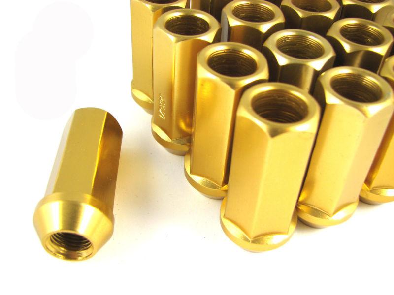 Find Lug Nuts Lightweight Racing Wheel 1/2" Gold Light L in EZ
