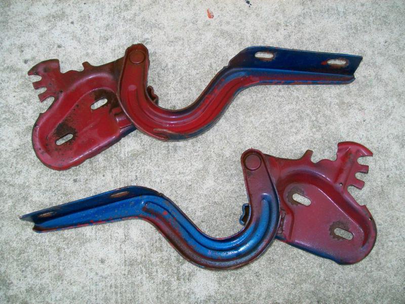 1964 1965 1966 mustang coupe convertible trunk lid deck cover hinges lh rh 64 65