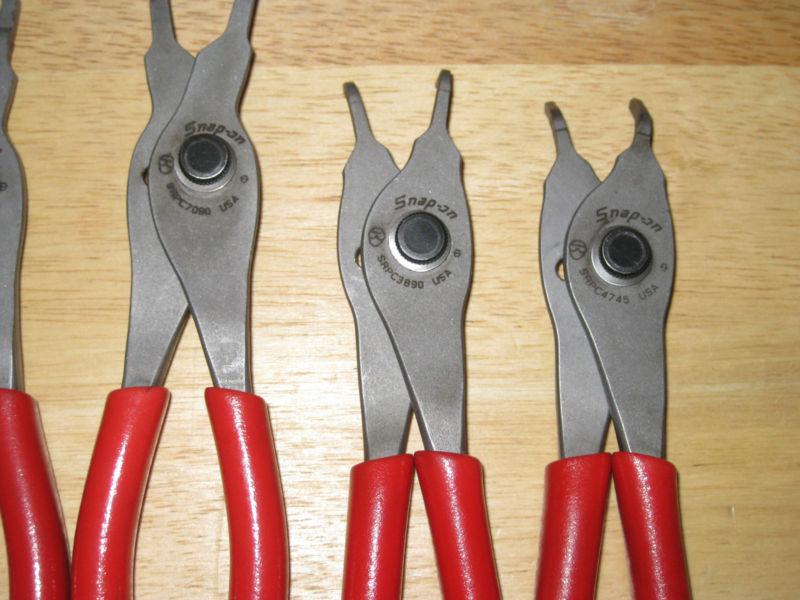 SNAP ON 6 PC CONVERTIBLE RETAINING RING PILERS....NICE, US $99.95, image 2