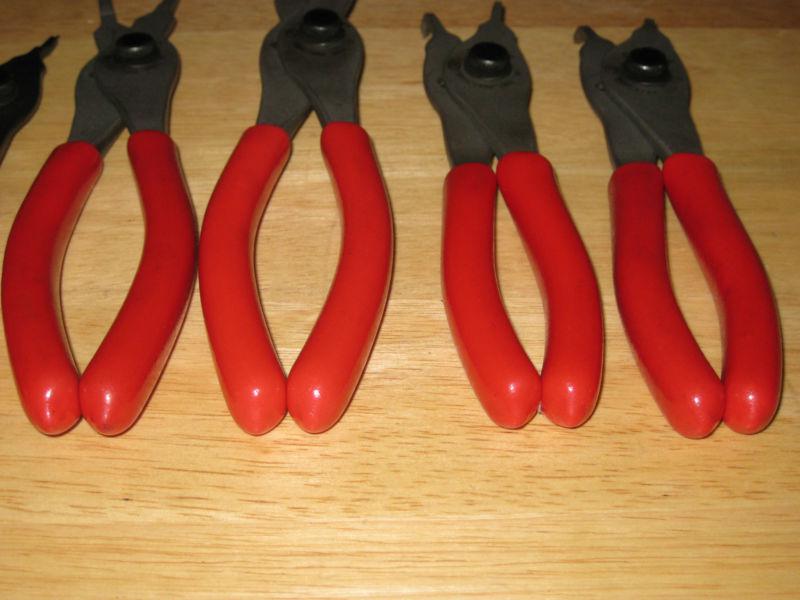 SNAP ON 6 PC CONVERTIBLE RETAINING RING PILERS....NICE, US $99.95, image 5