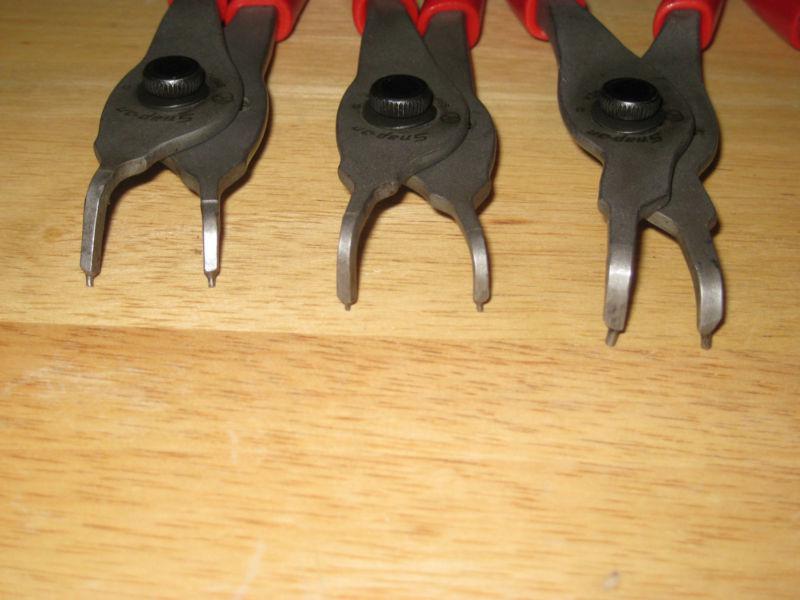 SNAP ON 6 PC CONVERTIBLE RETAINING RING PILERS....NICE, US $99.95, image 7