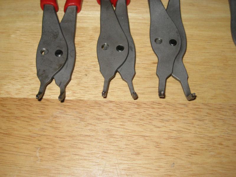SNAP ON 6 PC CONVERTIBLE RETAINING RING PILERS....NICE, US $99.95, image 8