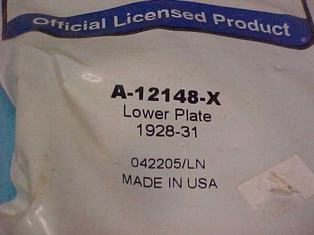 MODEL A FORD LOWER DISTRIBUTOR PLATE, US $0.99, image 2