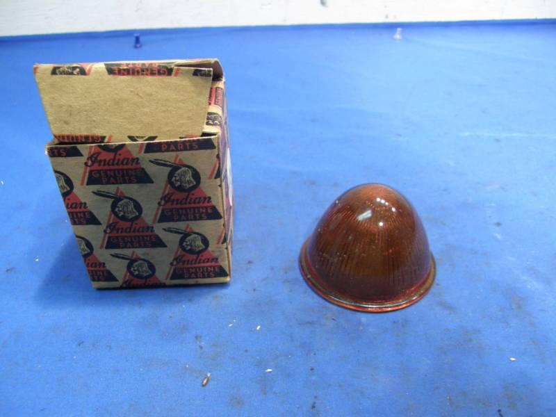 Nos indian amber lens, vintage, chief, scout,  20