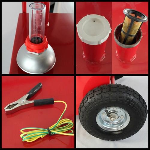 30 Gallon Gas Caddy Tank Storage Fluid Diesel Gasoline Drum Barrel Carrier Pump, US $150.95, image 2