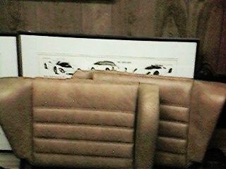 Porsche 911  jump seats cork