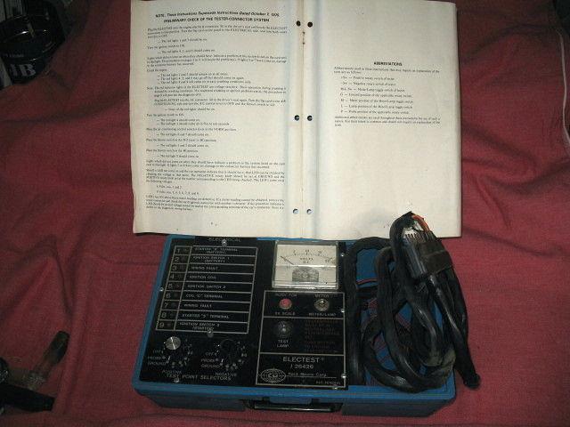 Vintage Kent-Moore ELECTEST J 26426 Engine Tester 1970's Cars Trucks...!!!, US $9.95, image 11
