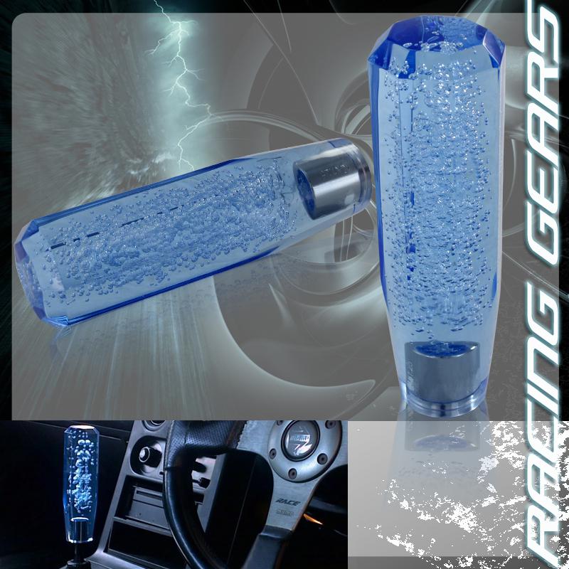 Find Universal JDM VIP 150mm Transparent Blue Octagon Crystal Bubble