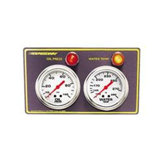 New speedway 2-gauge oil pressure/water temp panel kit