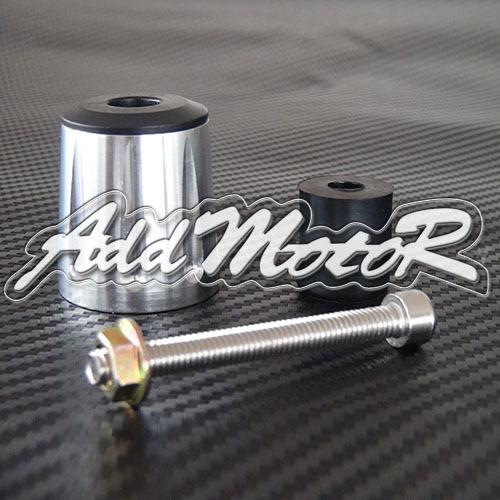 Universal motorcycle aluminum alloy handlebar silver handle bar ends lg105
